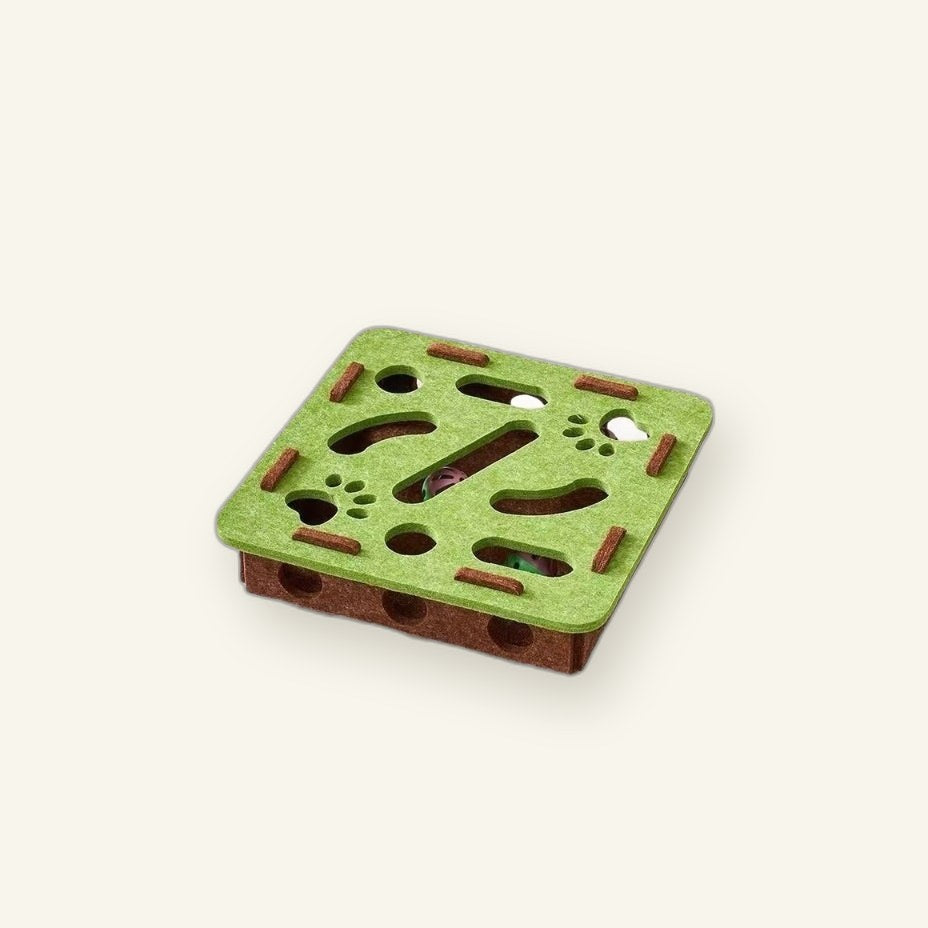 Cat Toy Self-Hi Relieving Stuffy Artifact Hole Felt Box