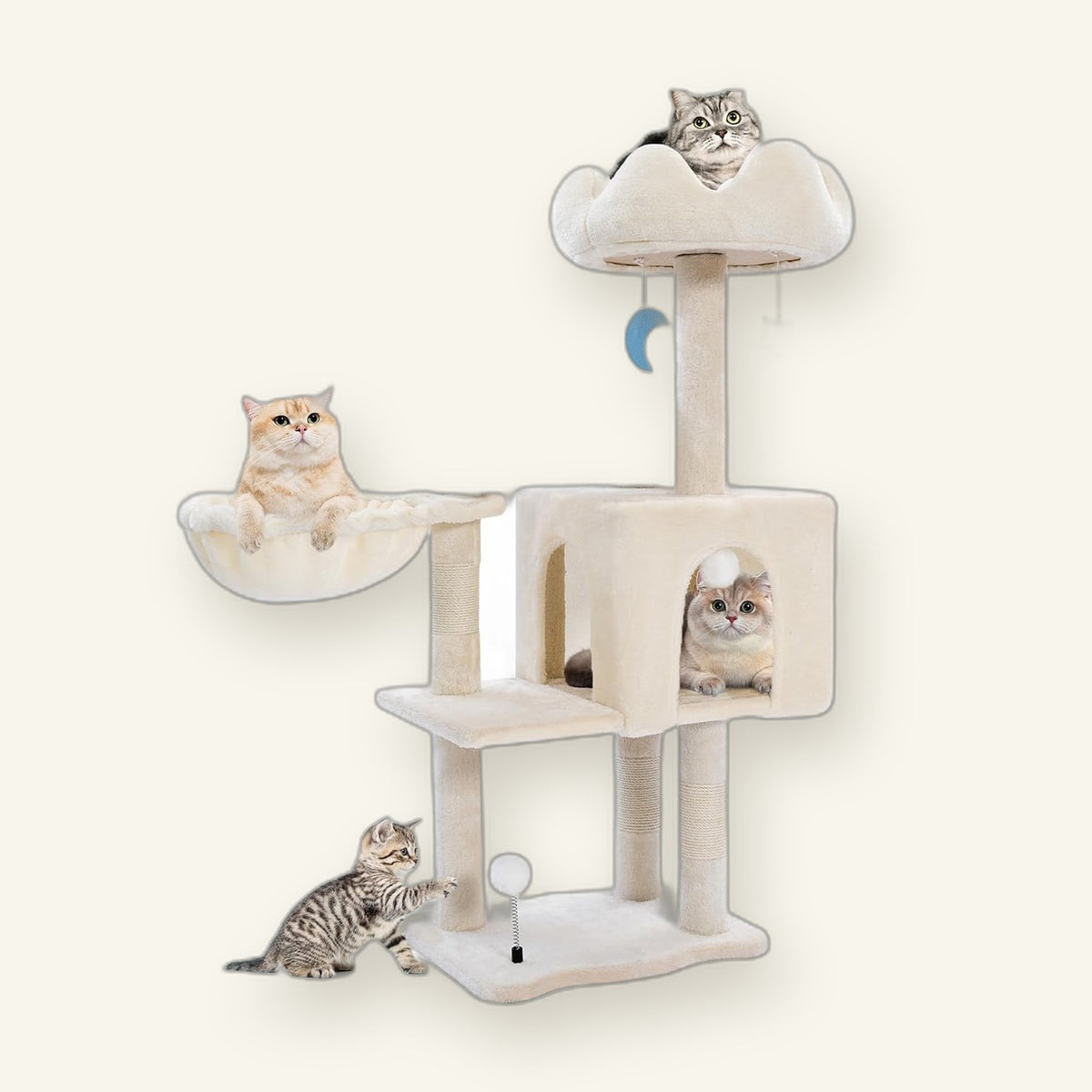 Halloween Cat Tree All-in-one Post Multi-level