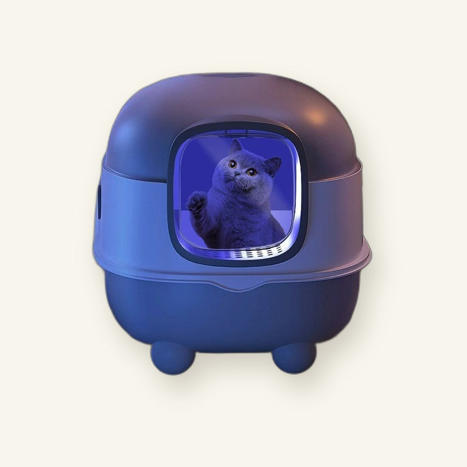 Litter Box Fully Enclosed Oversized UV Sterilization