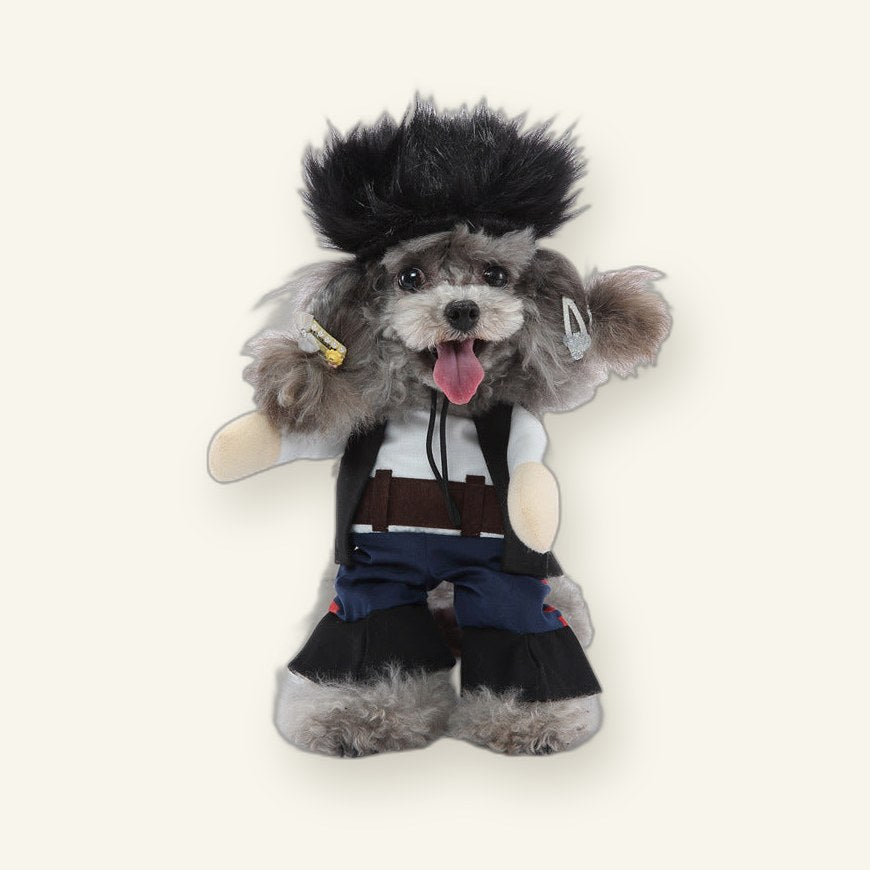 Pet Supplies Cartoon Upright Puppy Clothes
